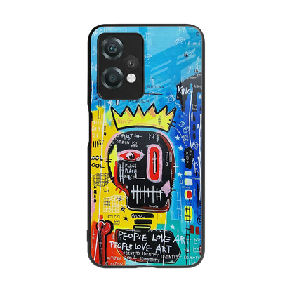 Royal Graffiti back phone cover | glass case for oneplus nord ce 2 lite