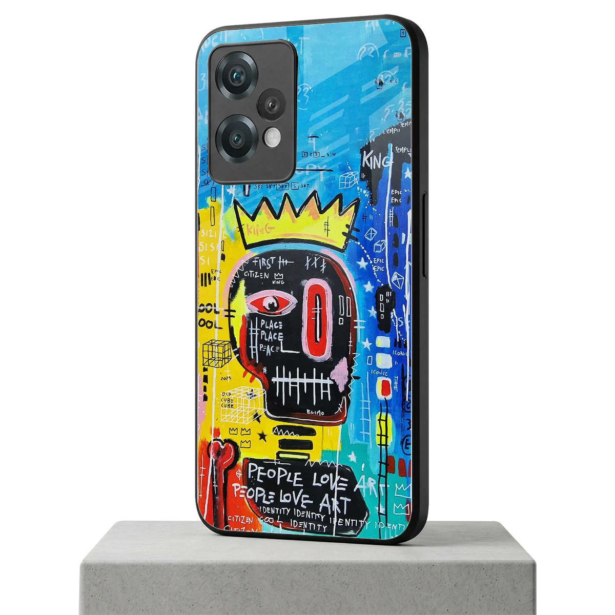 Royal Graffiti oneplus nord ce 2 lite mobile cover | shockproof glass phone case