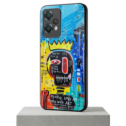 Royal Graffiti oneplus nord ce 2 lite mobile cover | shockproof glass phone case