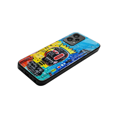 Royal Graffiti stylish phone case for oneplus nord ce 2 lite | glossy glass and slim fit