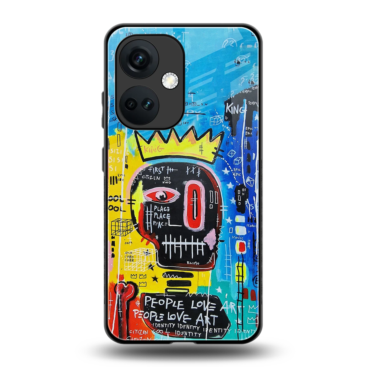 Royal Graffiti back phone cover | glass case for oneplus nord ce 3