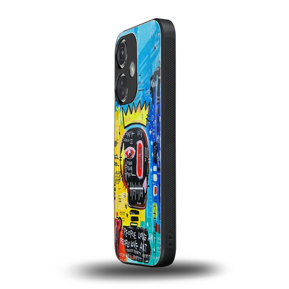 Royal Graffiti oneplus nord ce 3 mobile cover | shockproof glass phone case