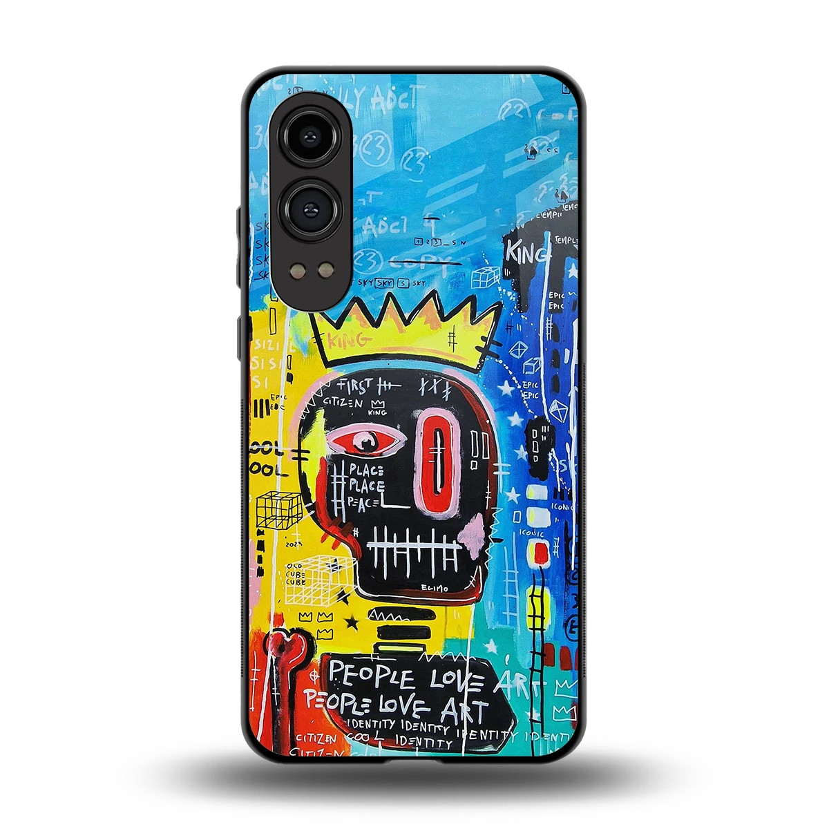 Royal Graffiti back phone cover | glass case for oneplus nord ce 4 lite