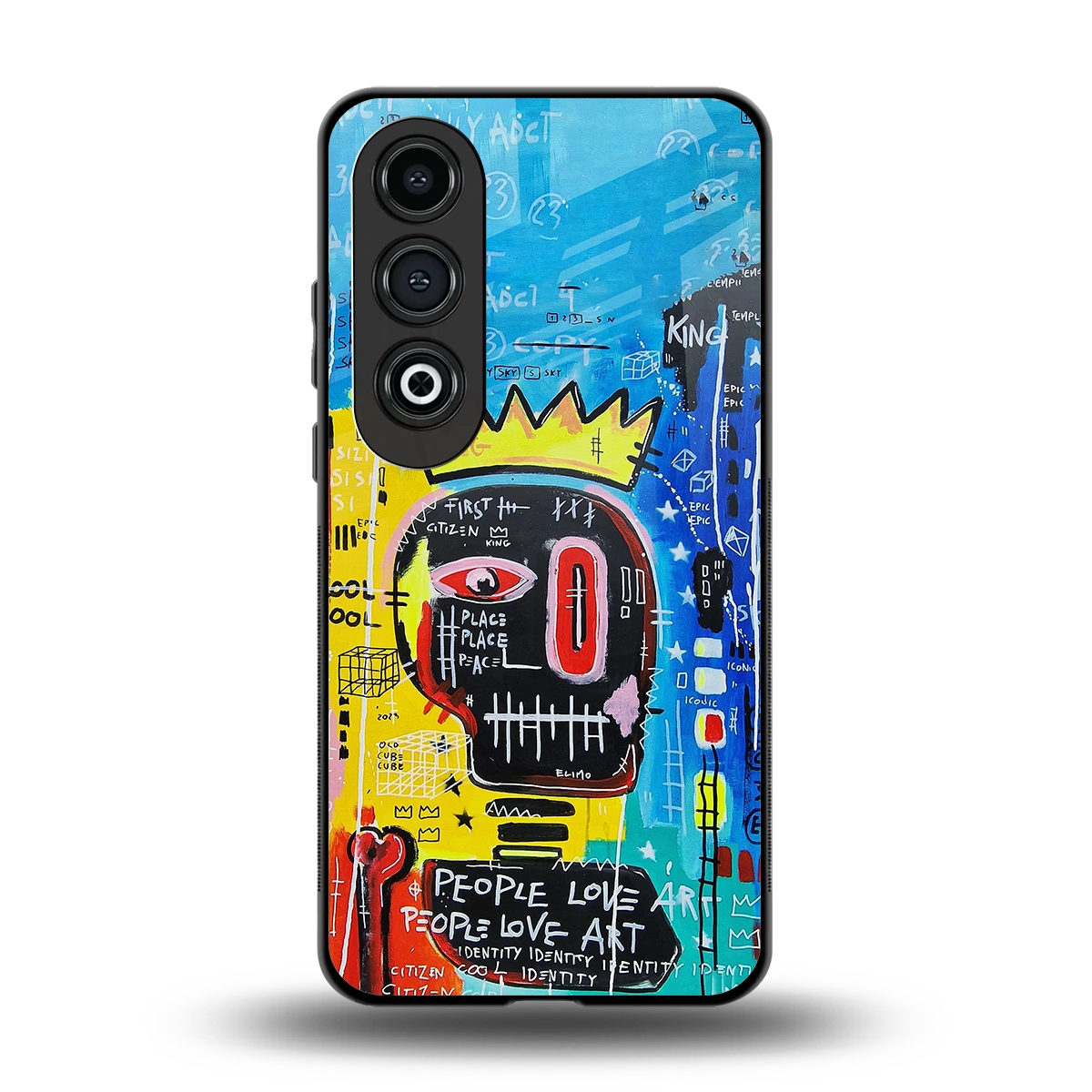 Royal Graffiti back phone cover | glass case for oneplus nord ce 4