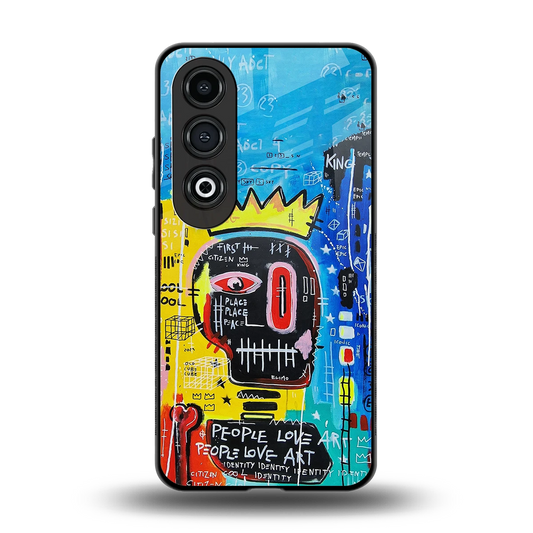 Royal Graffiti back phone cover | glass case for oneplus nord ce 4