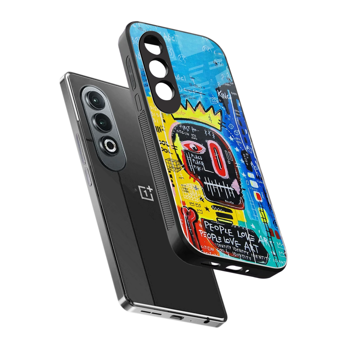 Royal Graffiti sleek oneplus nord ce 4 cover with tempered glass back and TPU edges