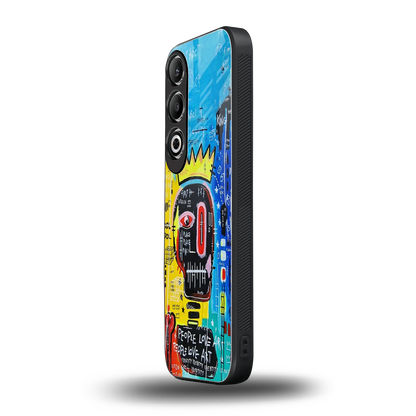 Royal Graffiti oneplus nord ce 4 mobile cover | shockproof glass phone case
