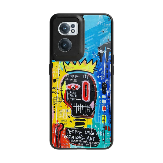 Royal Graffiti back phone cover | glass case for oneplus nord ce 2