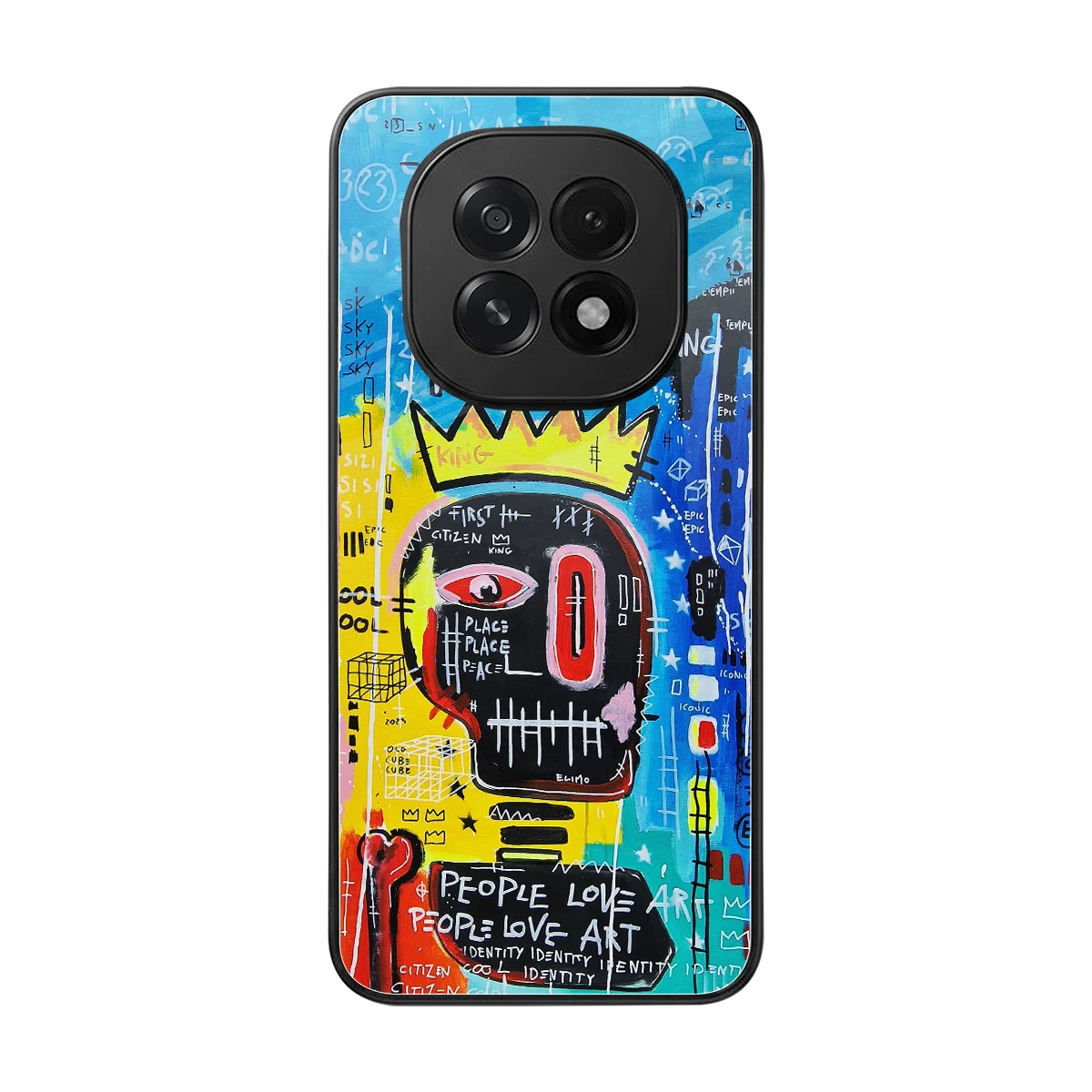 Royal Graffiti back phone cover | glass case for oppo f29 5g