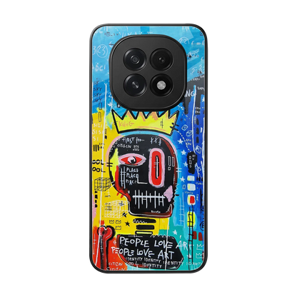 Royal Graffiti back phone cover | glass case for oppo f29 5g
