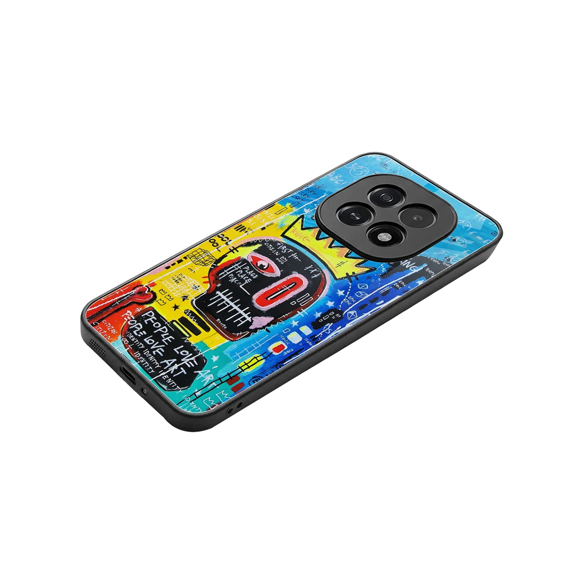 Royal Graffiti stylish phone case for oppo f29 5g | glossy glass and slim fit