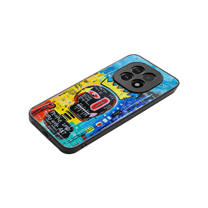 Royal Graffiti stylish phone case for oppo f29 5g | glossy glass and slim fit
