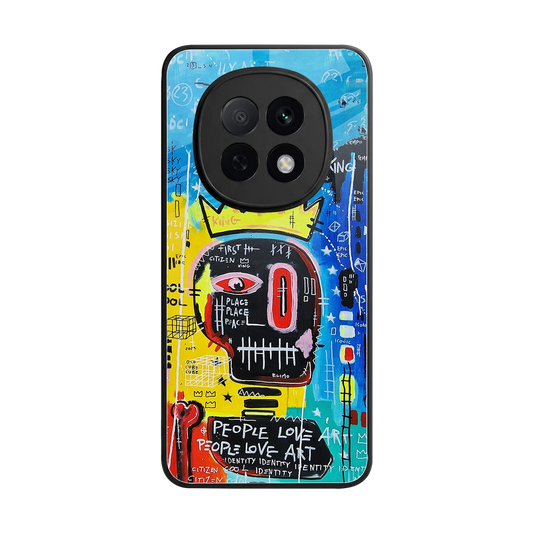 Royal Graffiti back phone cover | glass case for oppo f29 pro 5g