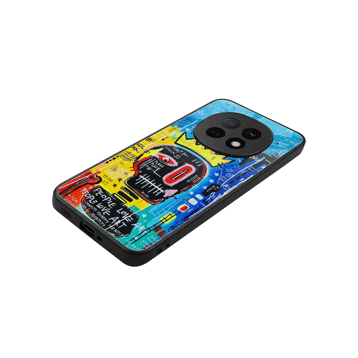 Royal Graffiti stylish phone case for oppo f29 pro 5g | glossy glass and slim fit