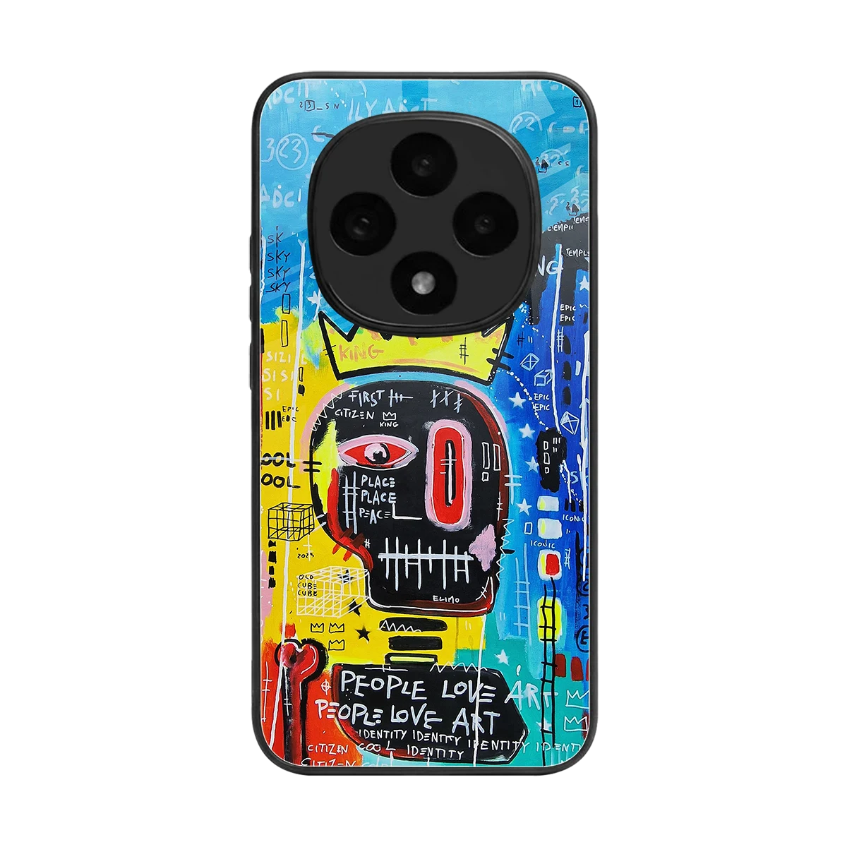 Royal Graffiti back phone cover | glass case for oppo f31 pro 5g