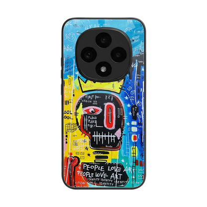 Royal Graffiti back phone cover | glass case for oppo f31 pro 5g