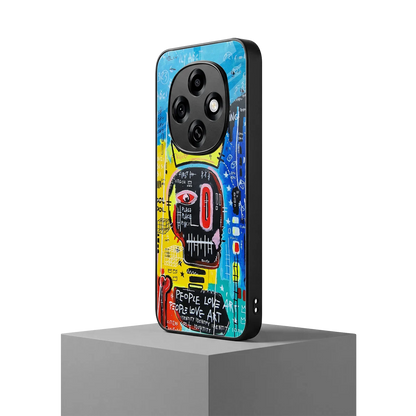 Royal Graffiti oppo f31 pro 5g mobile cover | shockproof glass phone case
