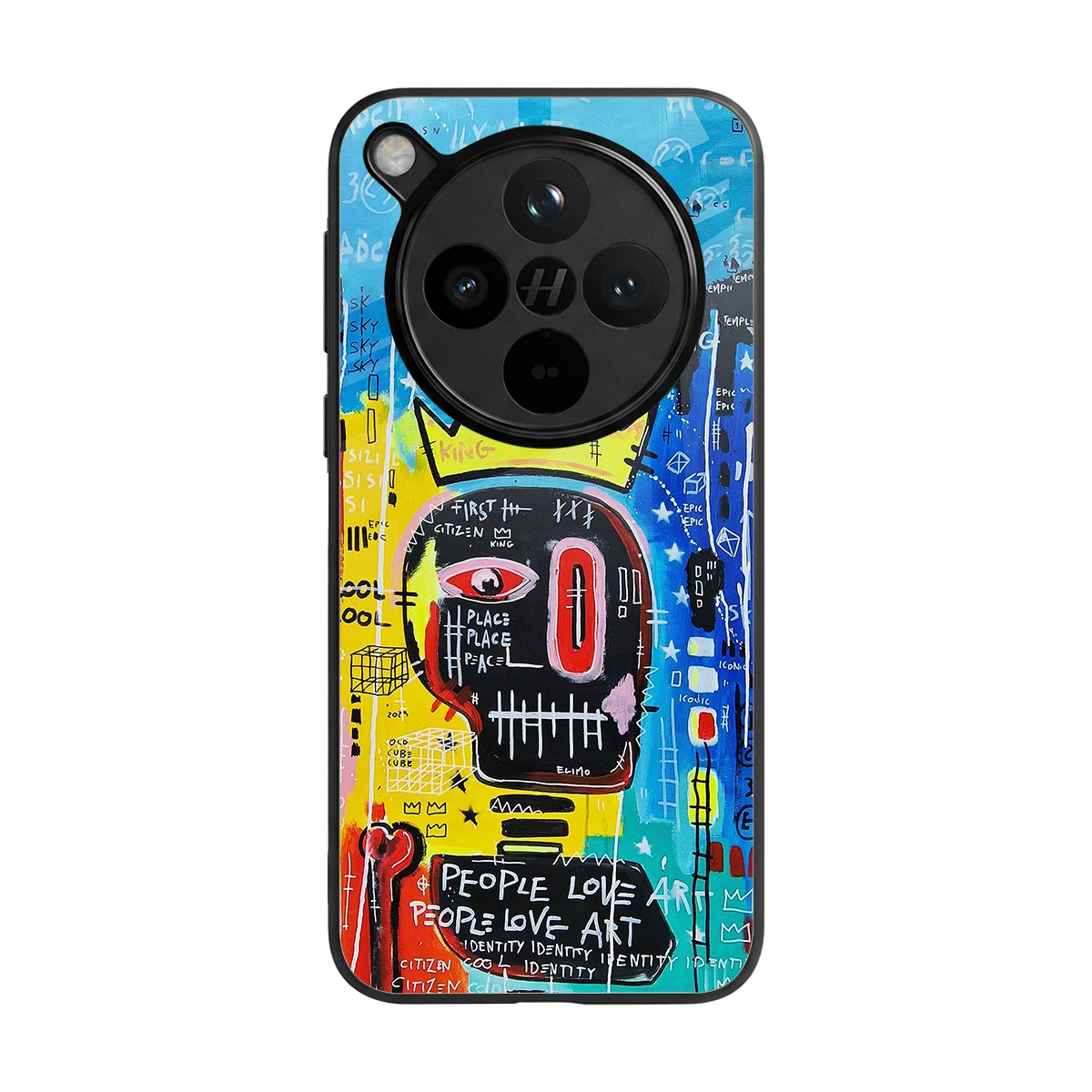 Royal Graffiti back phone cover | glass case for oppo find x8