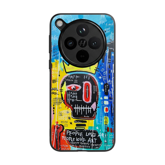 Royal Graffiti back phone cover | glass case for oppo find x8