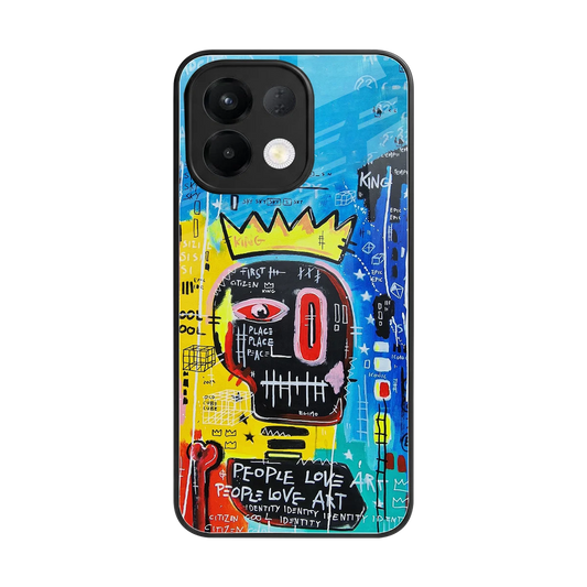 Royal Graffiti back phone cover | glass case for oppo k13 5g