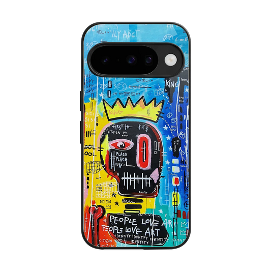 Royal Graffiti back phone cover | glass case for google pixel 10