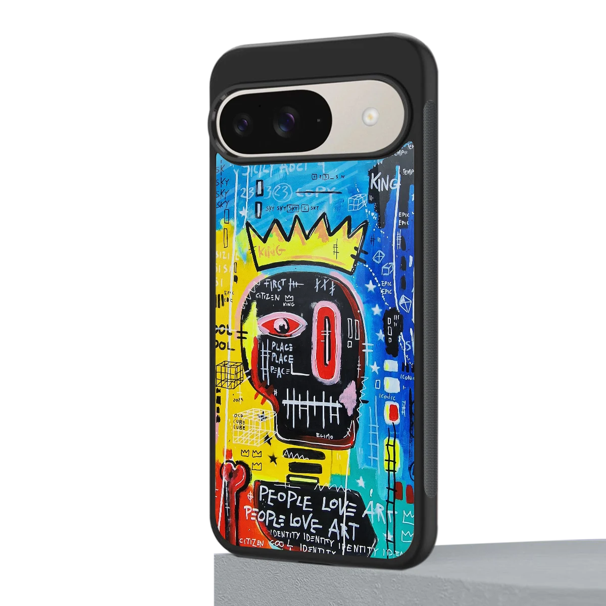 Royal Graffiti google pixel 9 mobile cover | shockproof glass phone case