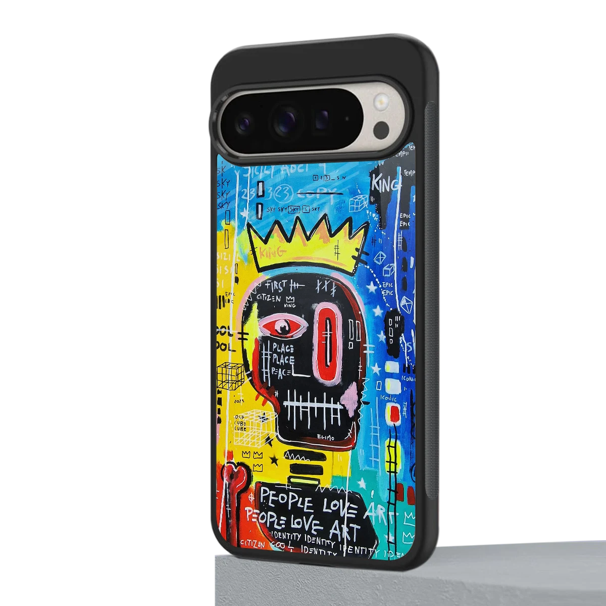 Royal Graffiti google pixel 9 pro mobile cover | shockproof glass phone case