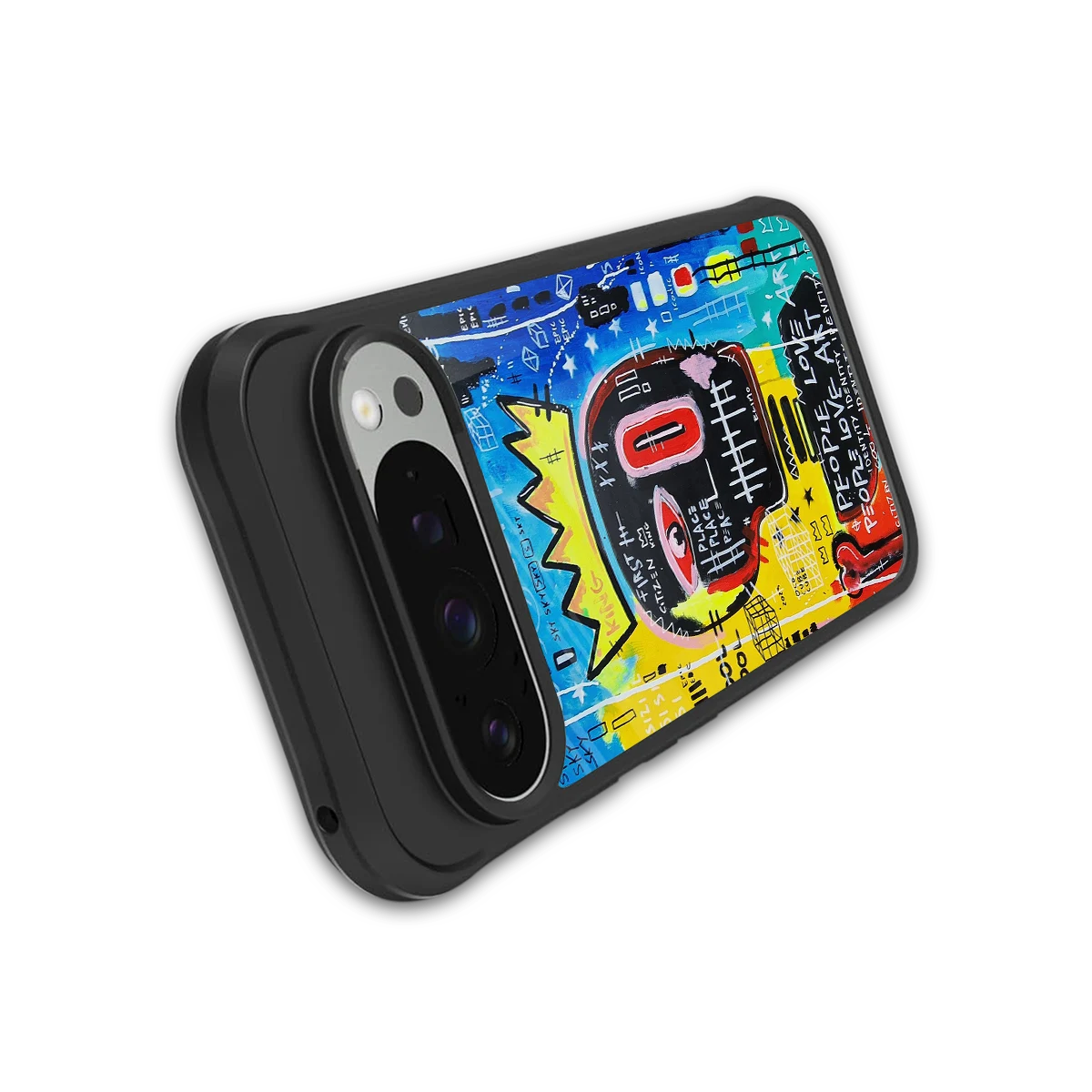 Royal Graffiti stylish phone case for google pixel 9 pro | glossy glass and slim fit