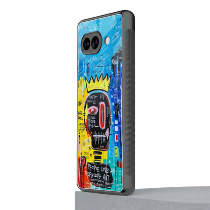 Royal Graffiti google pixel 10a mobile cover | shockproof glass phone case