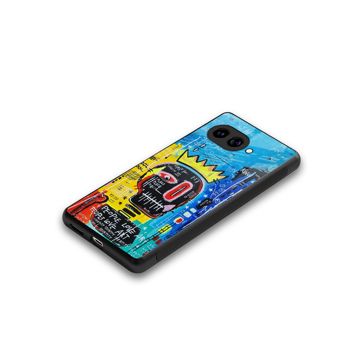 Royal Graffiti stylish phone case for google pixel 10a | glossy glass and slim fit