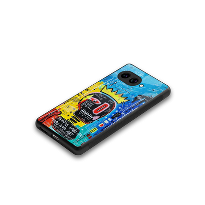 Royal Graffiti stylish phone case for google pixel 10a | glossy glass and slim fit