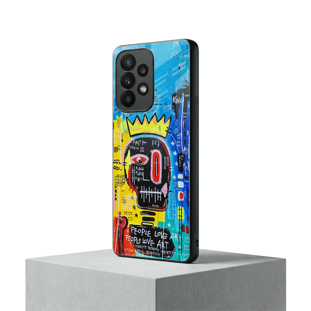 Royal Graffiti samsung galaxy a23 mobile cover | shockproof glass phone case