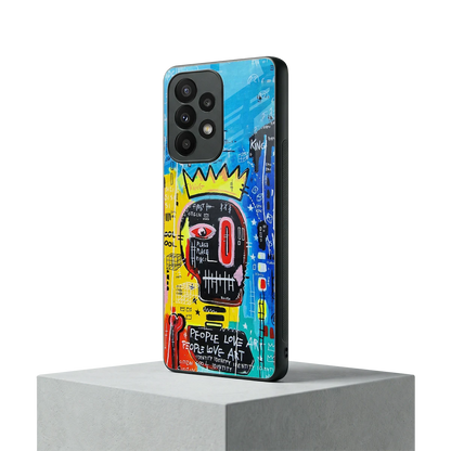 Royal Graffiti samsung galaxy a23 mobile cover | shockproof glass phone case