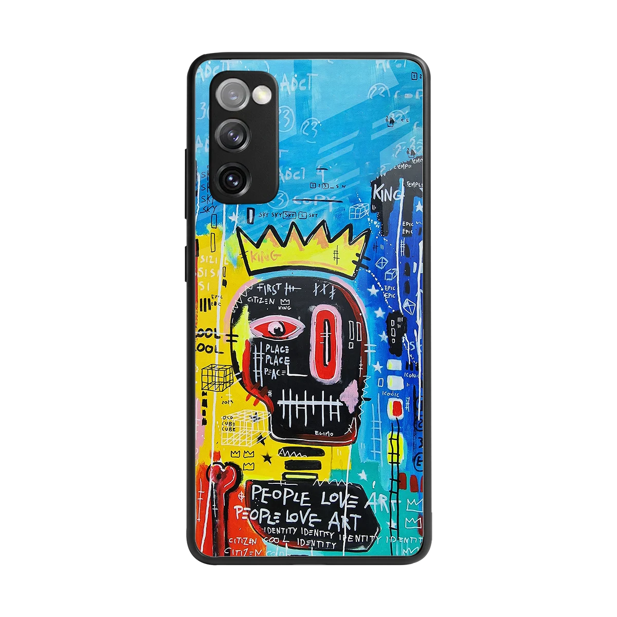 Royal Graffiti back phone cover | glass case for samsung galaxy s20 fe