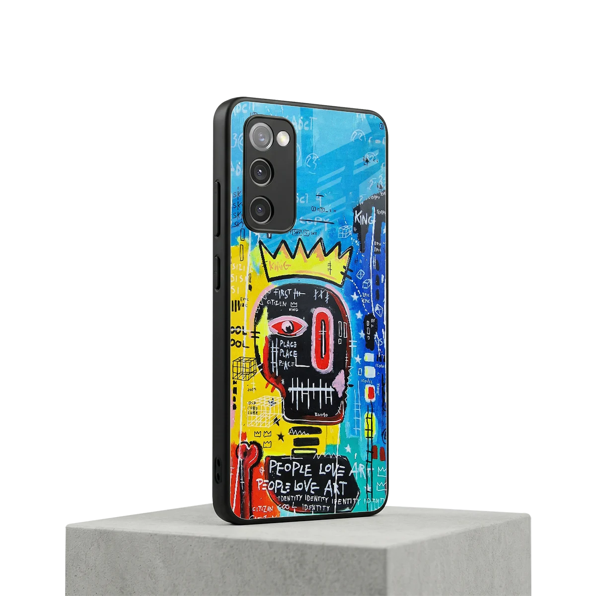 Royal Graffiti samsung galaxy s20 fe mobile cover | shockproof glass phone case