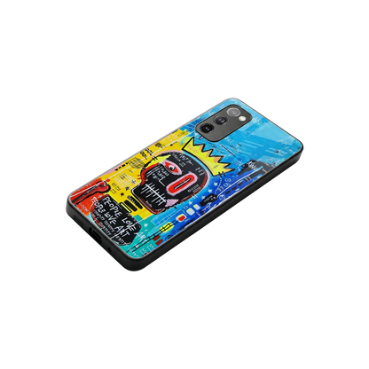 Royal Graffiti stylish phone case for samsung galaxy s20 fe | glossy glass and slim fit