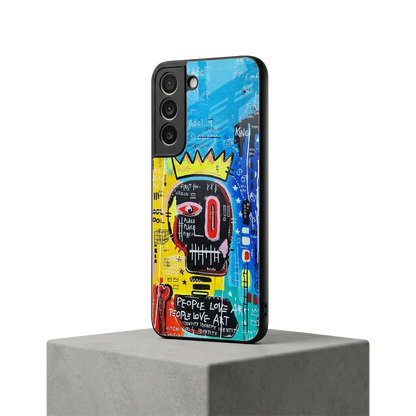 Royal Graffiti samsung galaxy s22 mobile cover | shockproof glass phone case