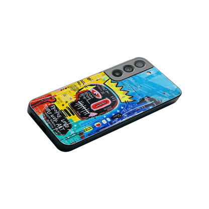 Royal Graffiti stylish phone case for samsung galaxy s22 | glossy glass and slim fit