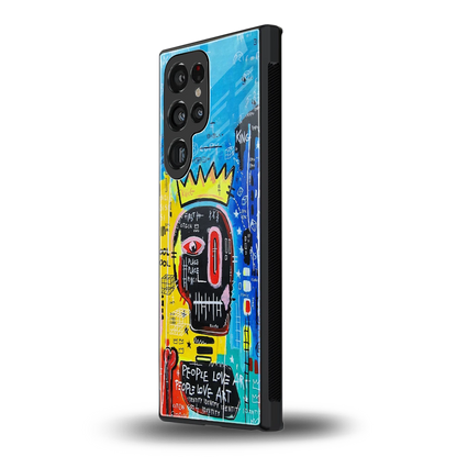 Royal Graffiti samsung galaxy s23 ultra mobile cover | shockproof glass phone case