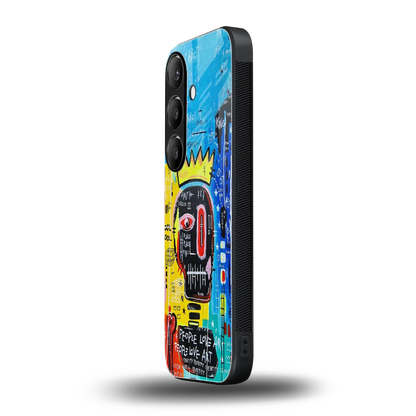 Royal Graffiti samsung galaxy s23 plus mobile cover | shockproof glass phone case