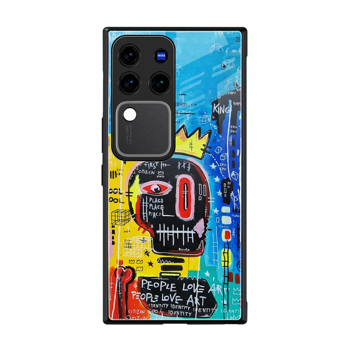 Royal Graffiti back phone cover | glass case forvivo v30 pro