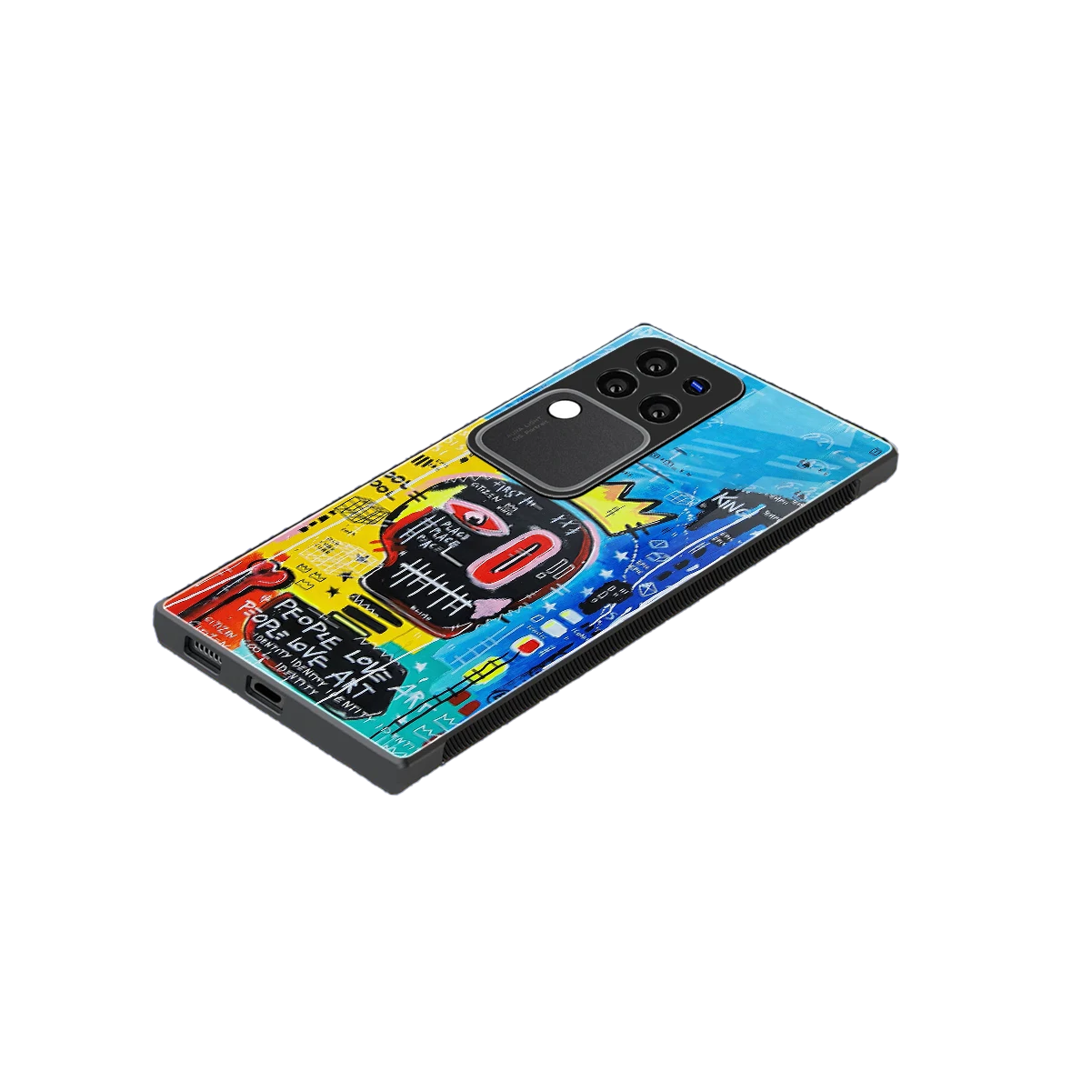 Royal Graffiti stylish phone case forvivo v30 pro | glossy glass and slim fit