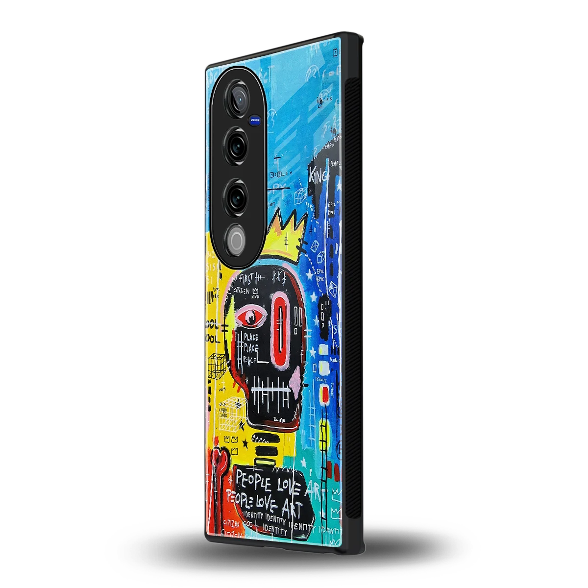 Royal Graffiti vivo v40 pro mobile cover | shockproof glass phone case