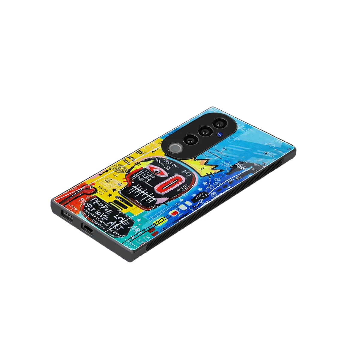 Royal Graffiti stylish phone case for vivo v40 pro | glossy glass and slim fit