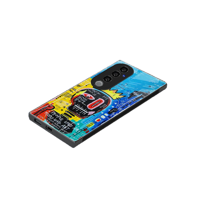 Royal Graffiti stylish phone case for vivo v40 pro | glossy glass and slim fit