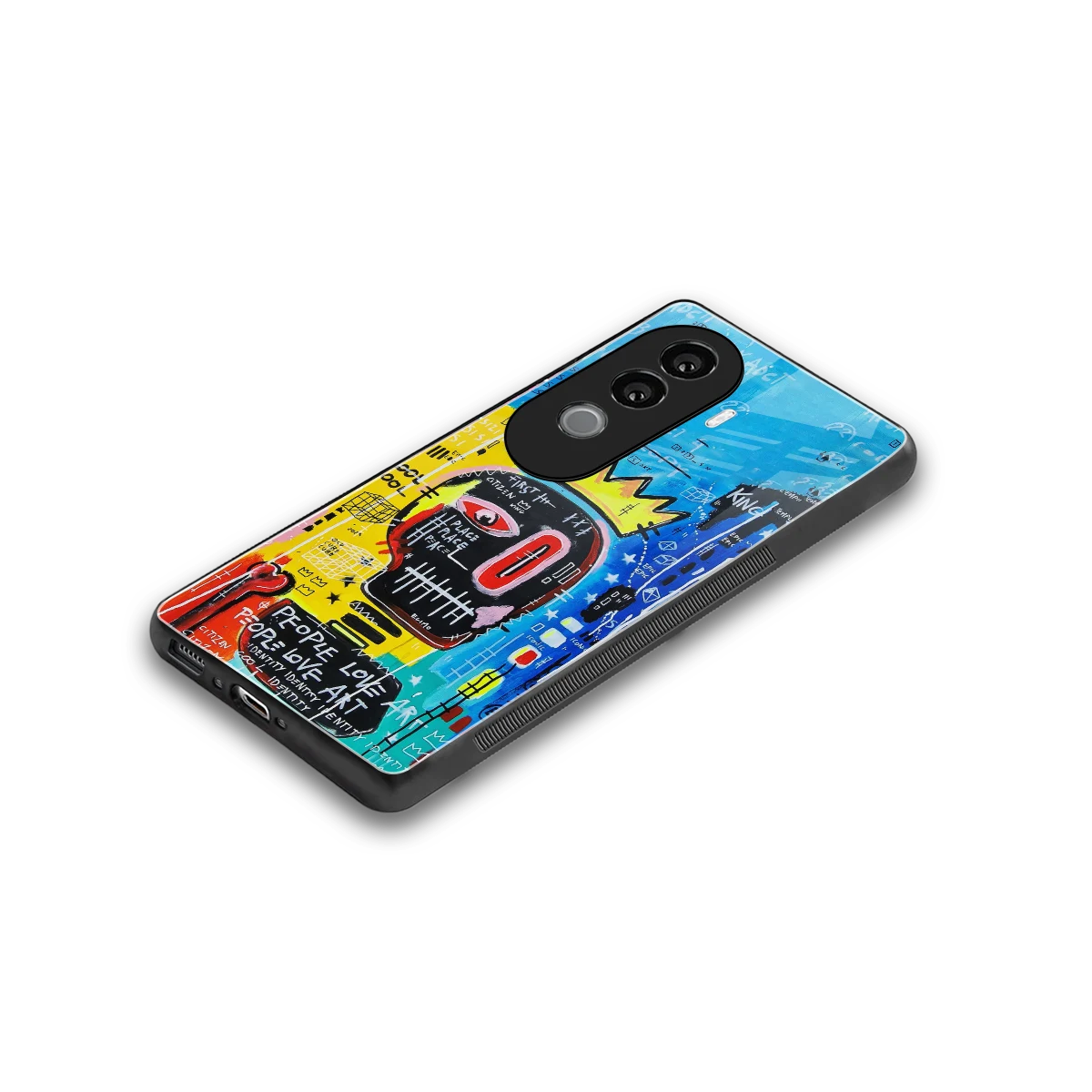 Royal Graffiti stylish phone case for vivo v40e | glossy glass and slim fit