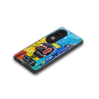 Royal Graffiti stylish phone case for vivo v40e | glossy glass and slim fit