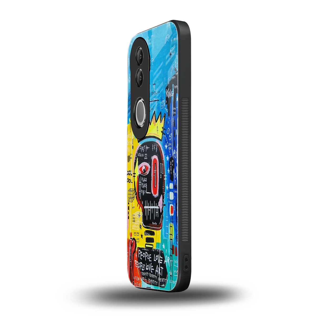 Royal Graffiti vivo v50 mobile cover | shockproof glass phone case