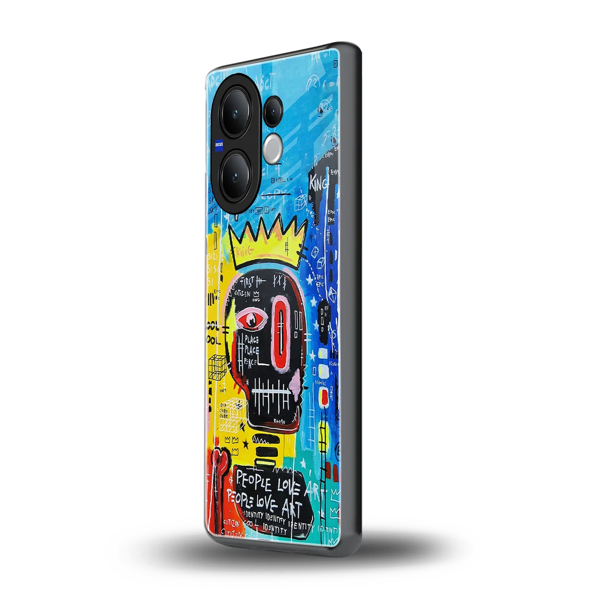 Royal Graffiti vivo v60 mobile cover | shockproof glass phone case