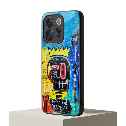Royal Graffiti vivo v70 elite mobile cover | shockproof glass phone case